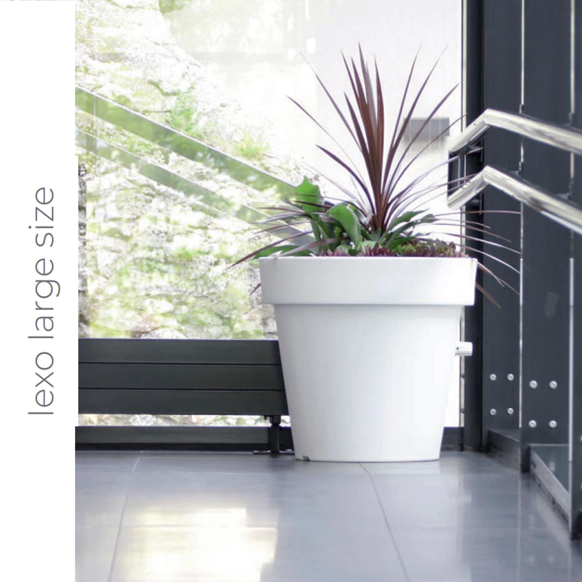 Pot de fleurs 92L LEXO, 600x600x550 mm, Anthracite - 2