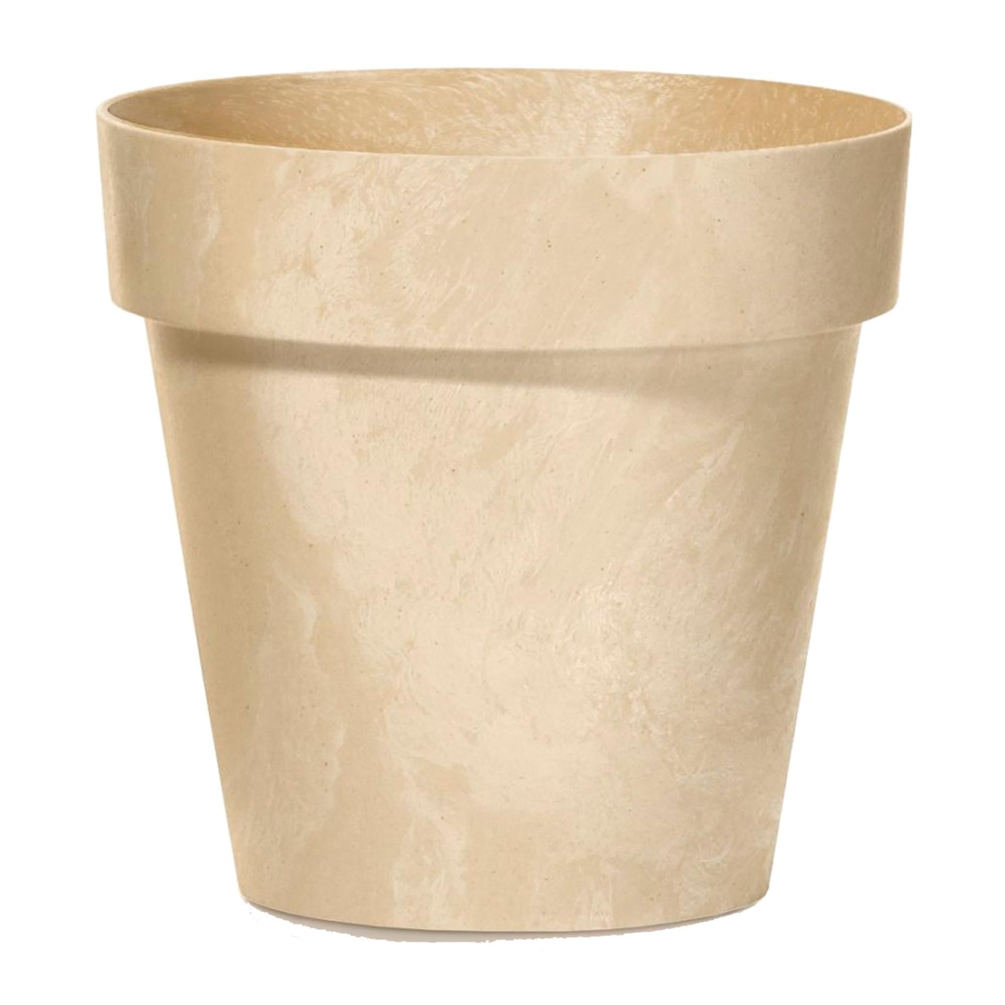 Properplast Vaso Cube Slim Effetto Cemento 8L | Fioriera Rettangolare Moderna Cm 39x18x16 - 3