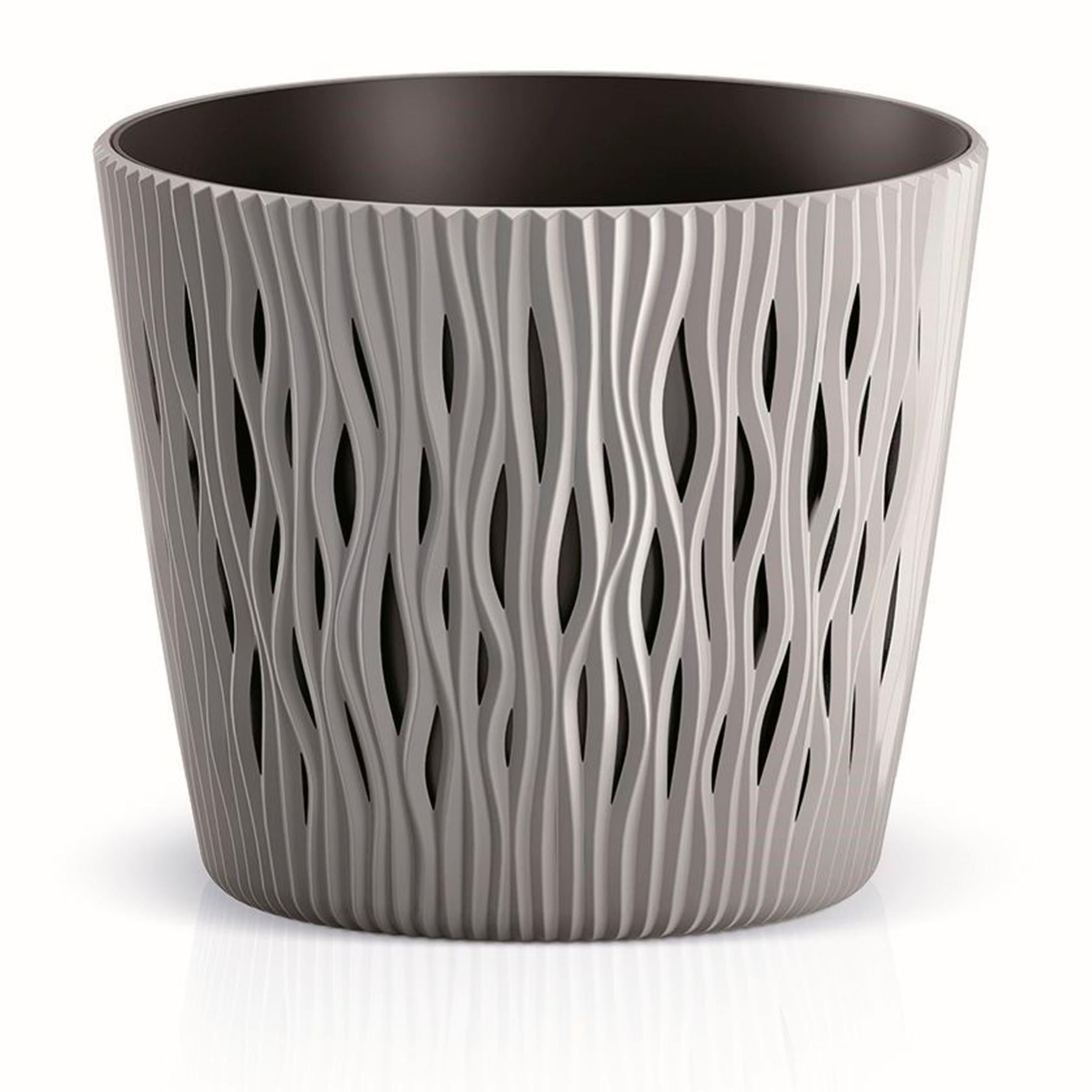 Vaso Cache-pot Clou Rotondo - Ve.Ca. Colore Rosso - Altezza 85 cm