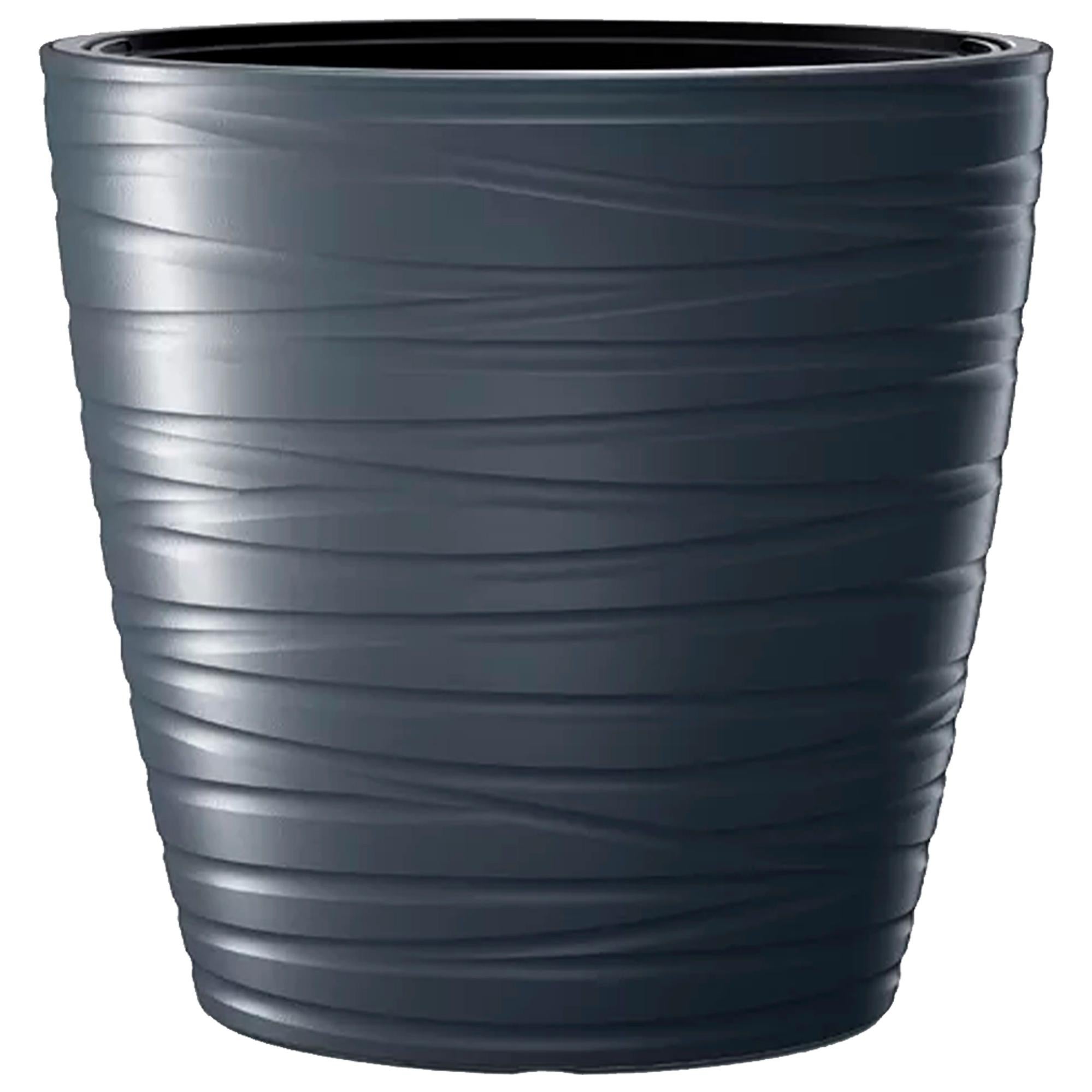 Vaso da fiori Olla 41 - Grigio antracite | Leroy Merlin