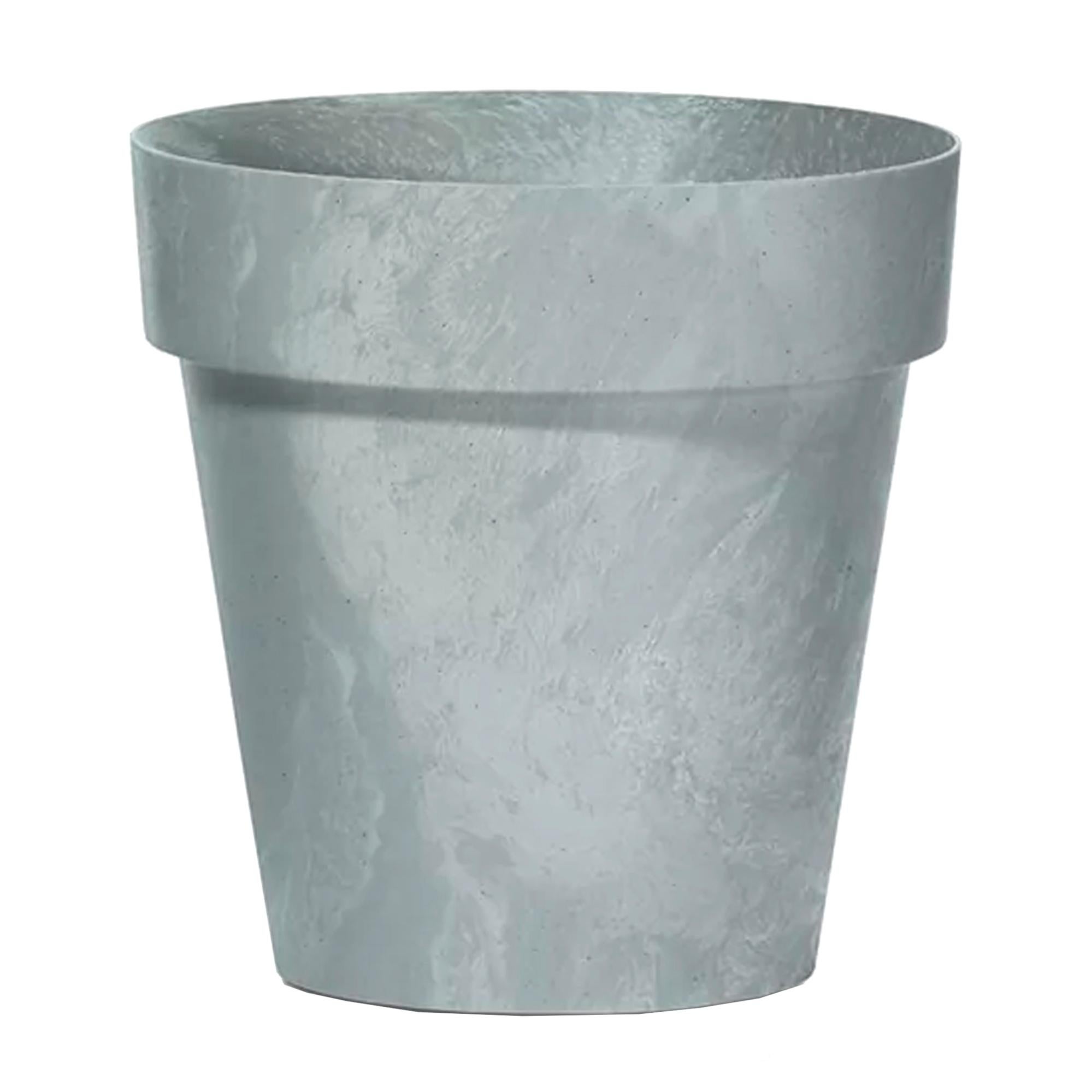 Properplast Vaso Cube Slim Effetto Cemento 8L | Fioriera Rettangolare Moderna Cm 39x18x16 - 5