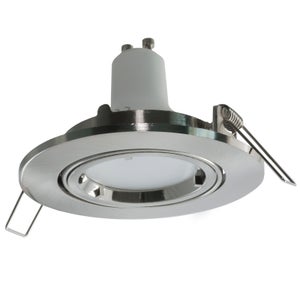 Support de spot LED rond et ajustable pour plafonnier encastré