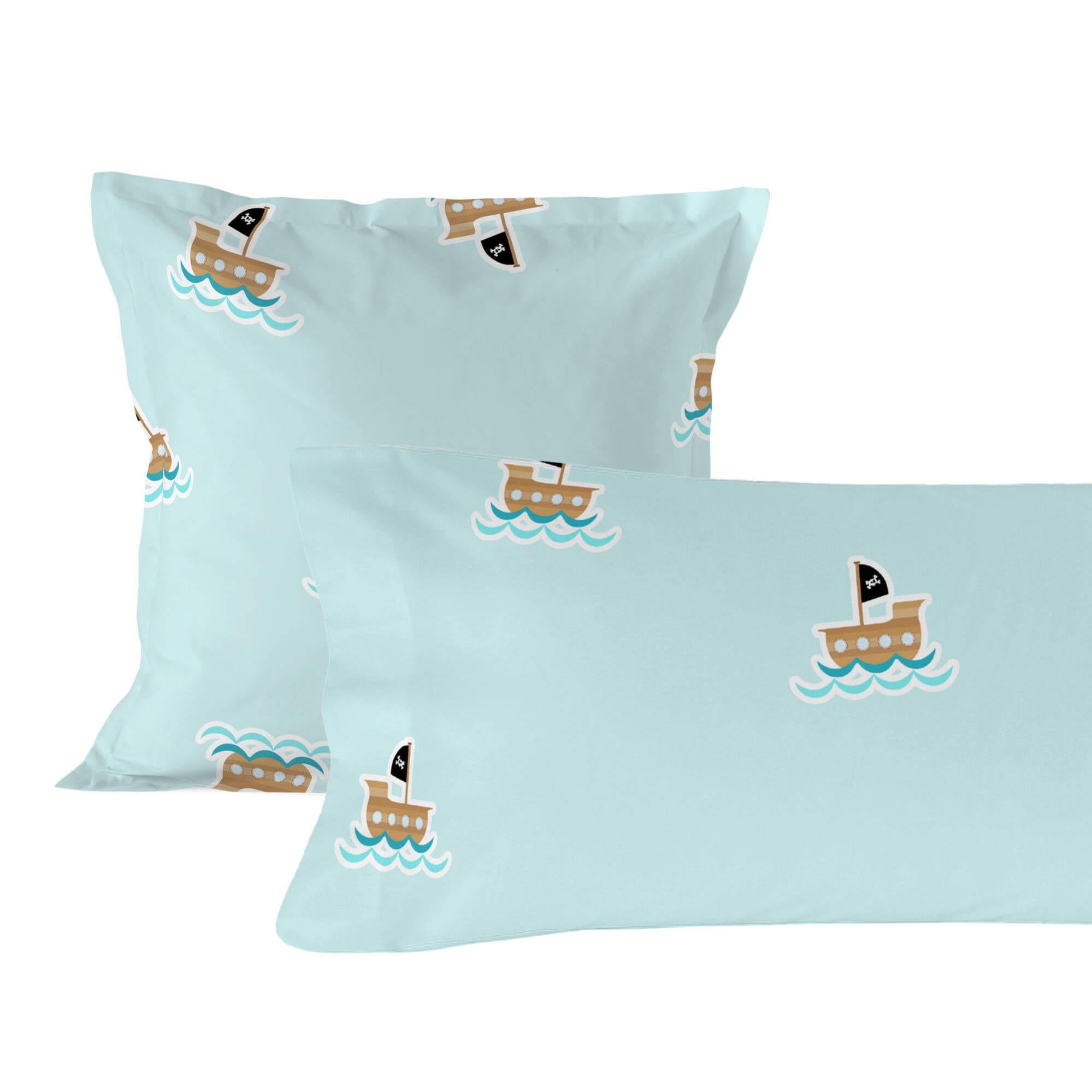 Taie D'oreiller 40x60 Enfant Lot De 2 Housses Coussin Enfant 40x60cm - 100% Coton - Fermeture Enveloppe Taie 40x60cm Coton