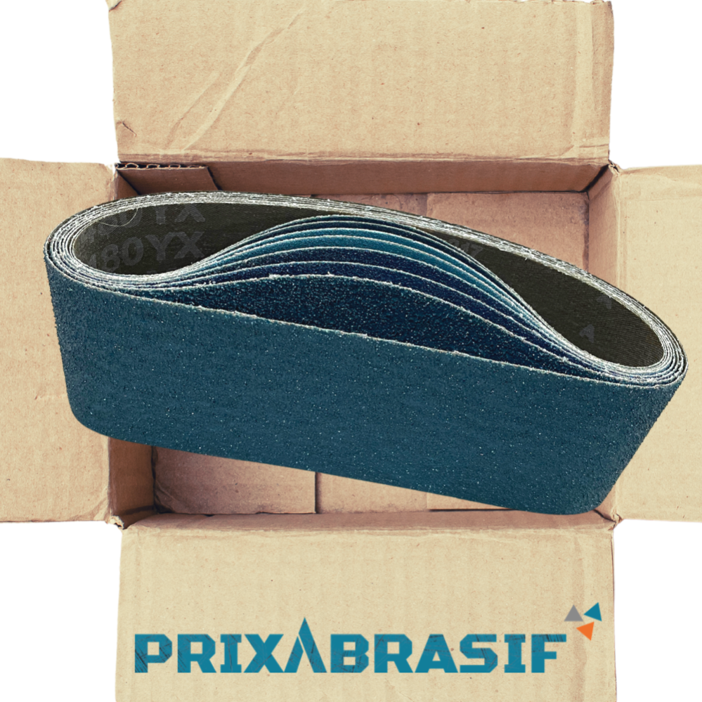 Lot De 5 Bandes Abrasives Silverline 75 X 533 Mm - Grains Variés (voir Tableau) - Pour Ponceuse à Bande