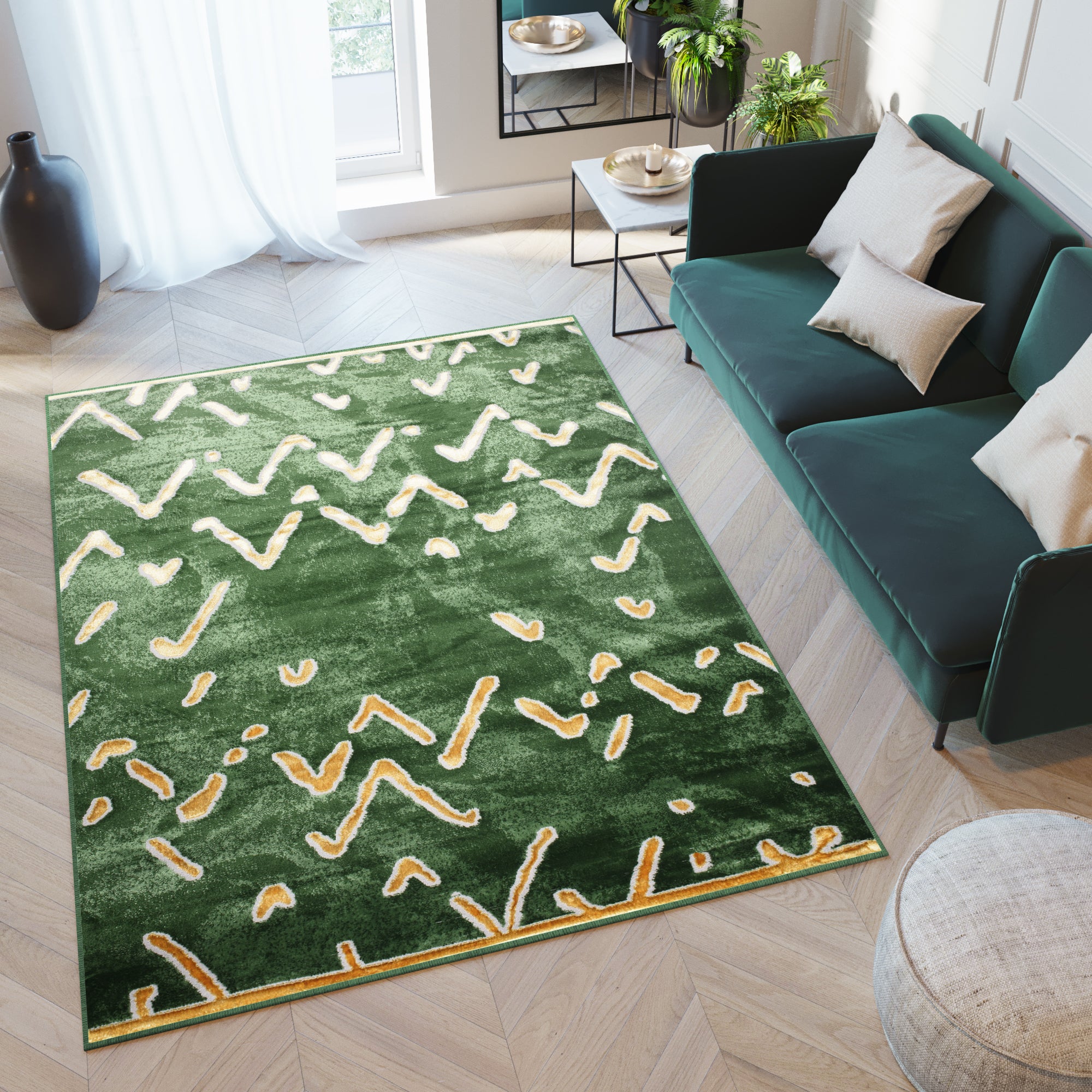 Estas son las últimas tendencias en alfombras para el salón - Foto 1