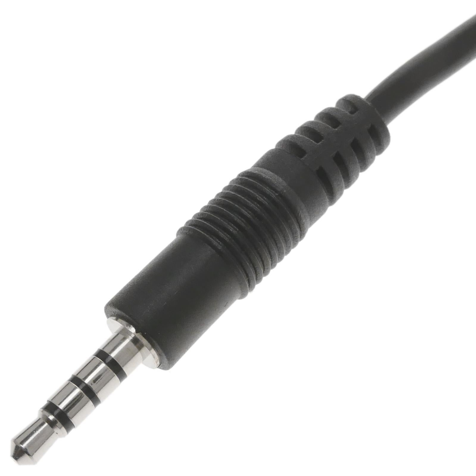 Cavo audio per cuffie e microfono minijack da 3,5 mm a 4 pin per M/F 5 m - 5