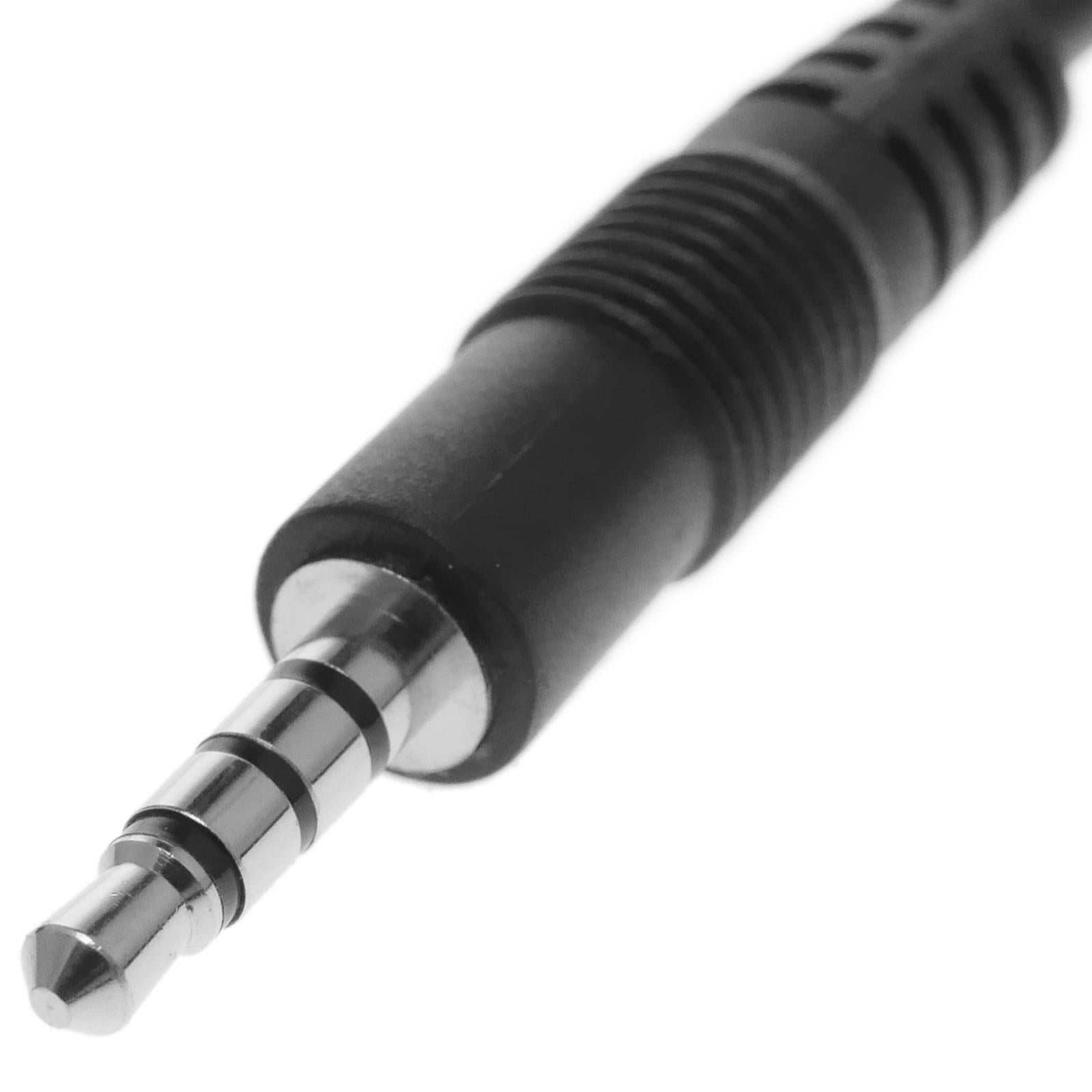 Cavo audio per cuffie e microfono minijack da 3,5 mm a 4 pin per M/F 5 m - 3