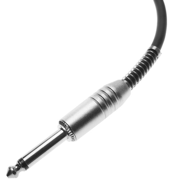 Cable de audio micrófono XLR 3pin a jack 6.3mm H/M de 3m
