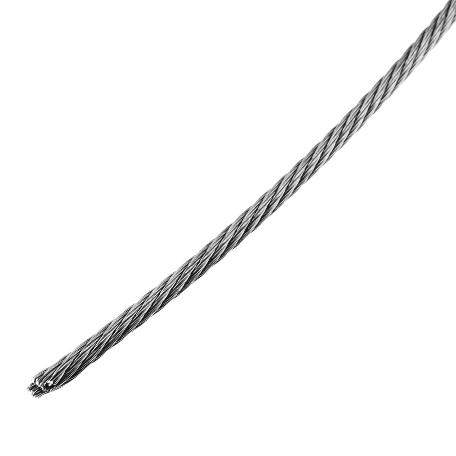 Cavo In Acciaio Inox 316 Per Ringhiere - Spessore 1/8, Composizione