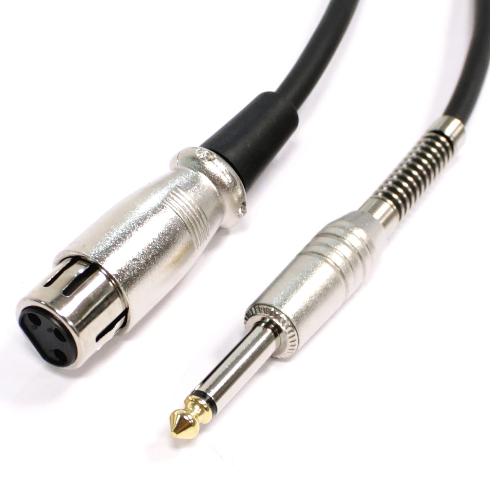 Cable de micrófono XLR de 3 pines (6 pies)