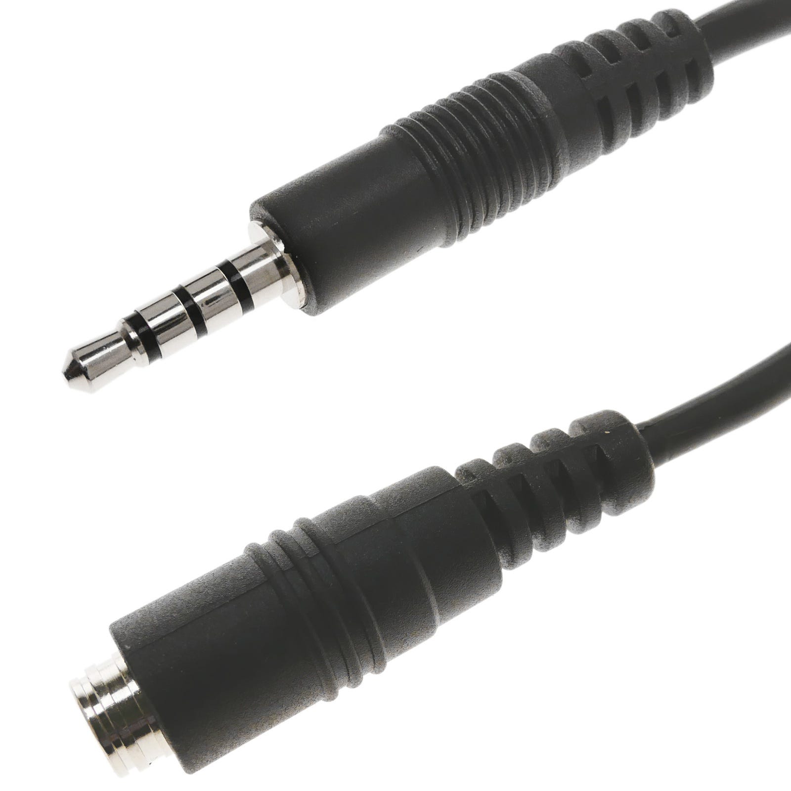 Câble audio mini-jack 3,5 mm 4 broches pour casque et microphone pour M/F 2  m