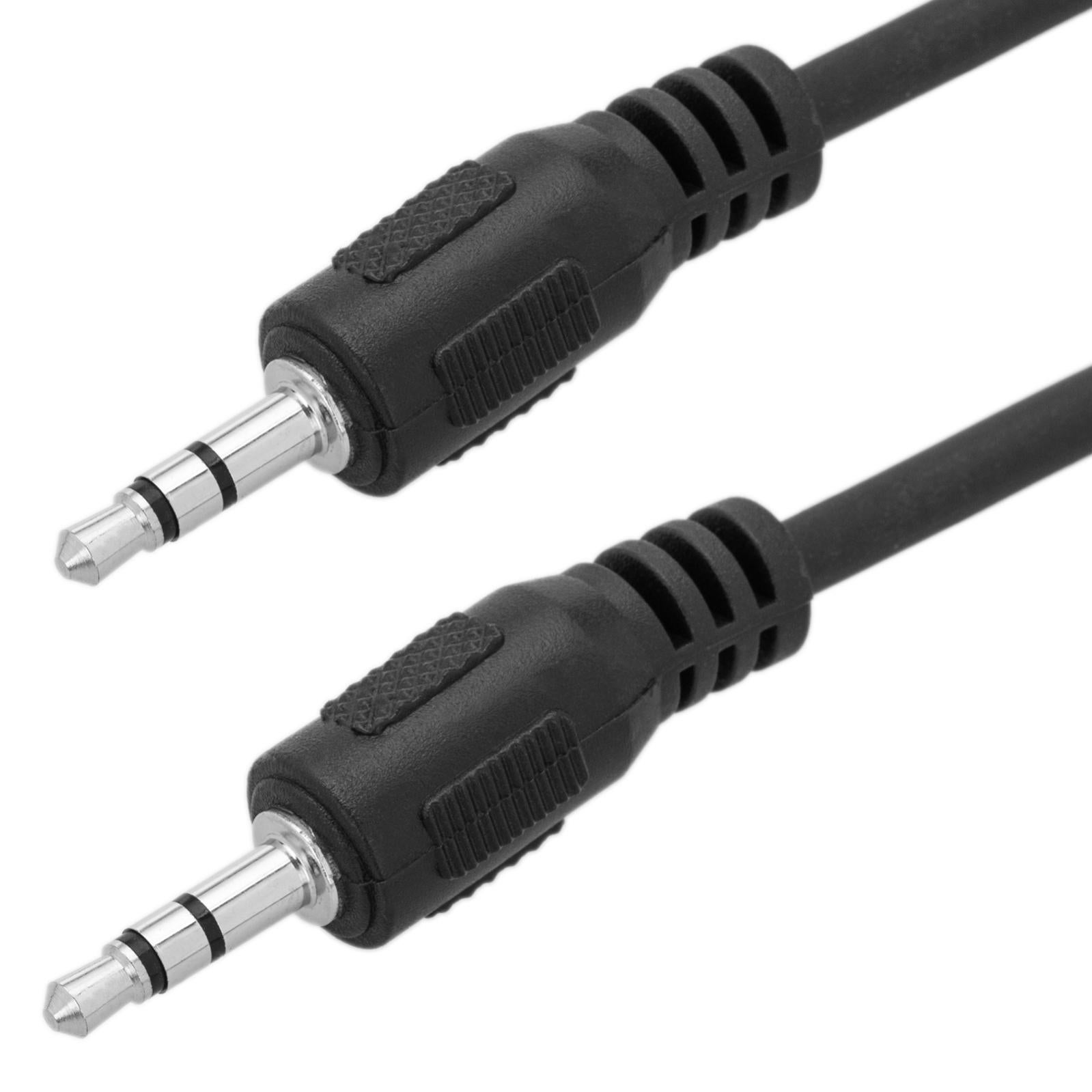 Cable Stereo MiniJack Audio de 3.5 mm macho macho de 3m Leroy Merlin