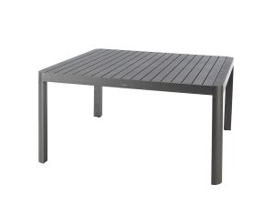 Table de jardin extensible CUBA Gris Aluminium 160/240 x 90 x 75