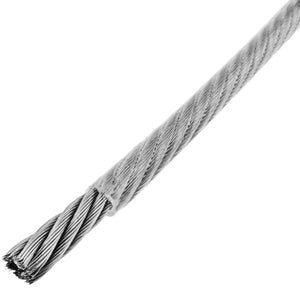 VEVOR Cable Inox 152 m Câble Métallique Acier Inoxydable 4,8 mm