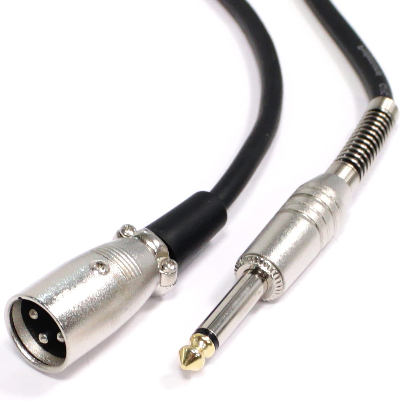 Câble audio microphone XLR 3 broches vers jack 6,3 mm M/M 1 m