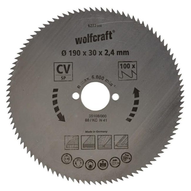 wolfcraft Set di lame per elettroseghe a gattuccio da 3 pezzi I 8437000 wolfcraft Set di lame per elettroseghe a gattuccio da 3 pezzi I 8437000