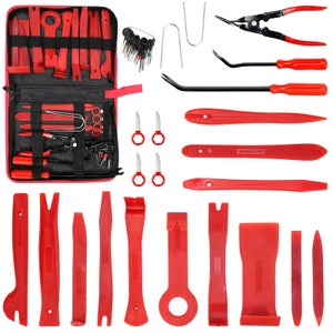Lot de 19 outils de démontage de voiture - Kit de cales de moulure