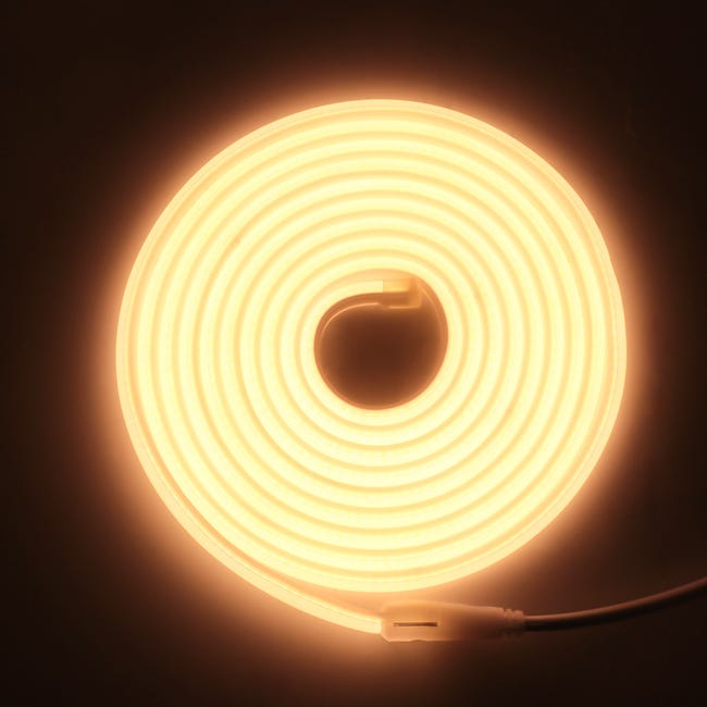 1-25m Ruban LED 220V 60LEDs/m Bande Lumière Blanc Froid Flexible