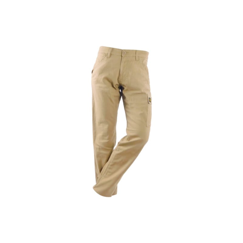 Pantalon de travail RICA LEWIS Homme Taille 50 Multi poches Coupe charpentier Stretch Beige CARP Leroy Merlin
