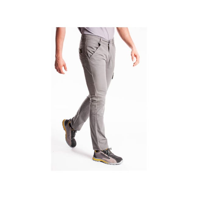 Pantalon travail élastique confortable multipoches solide