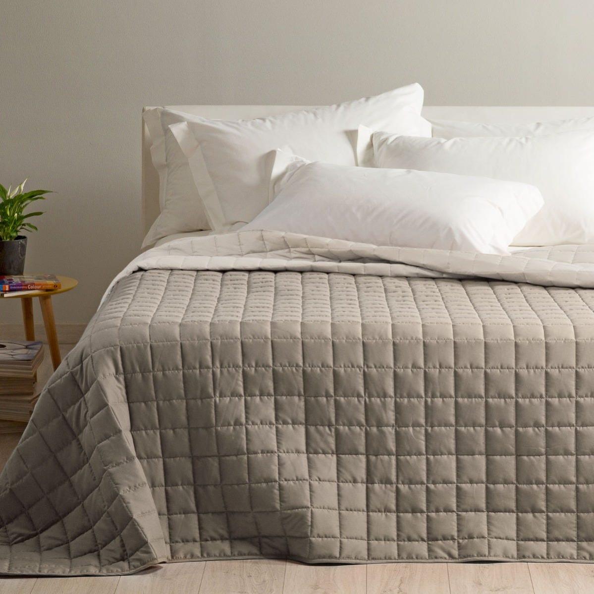 Caleffi Winter-Steppdecke Für Doppelbett – Bernsteinfarbene Mikrofaser-Decke Mit 300 G/m² Füllung