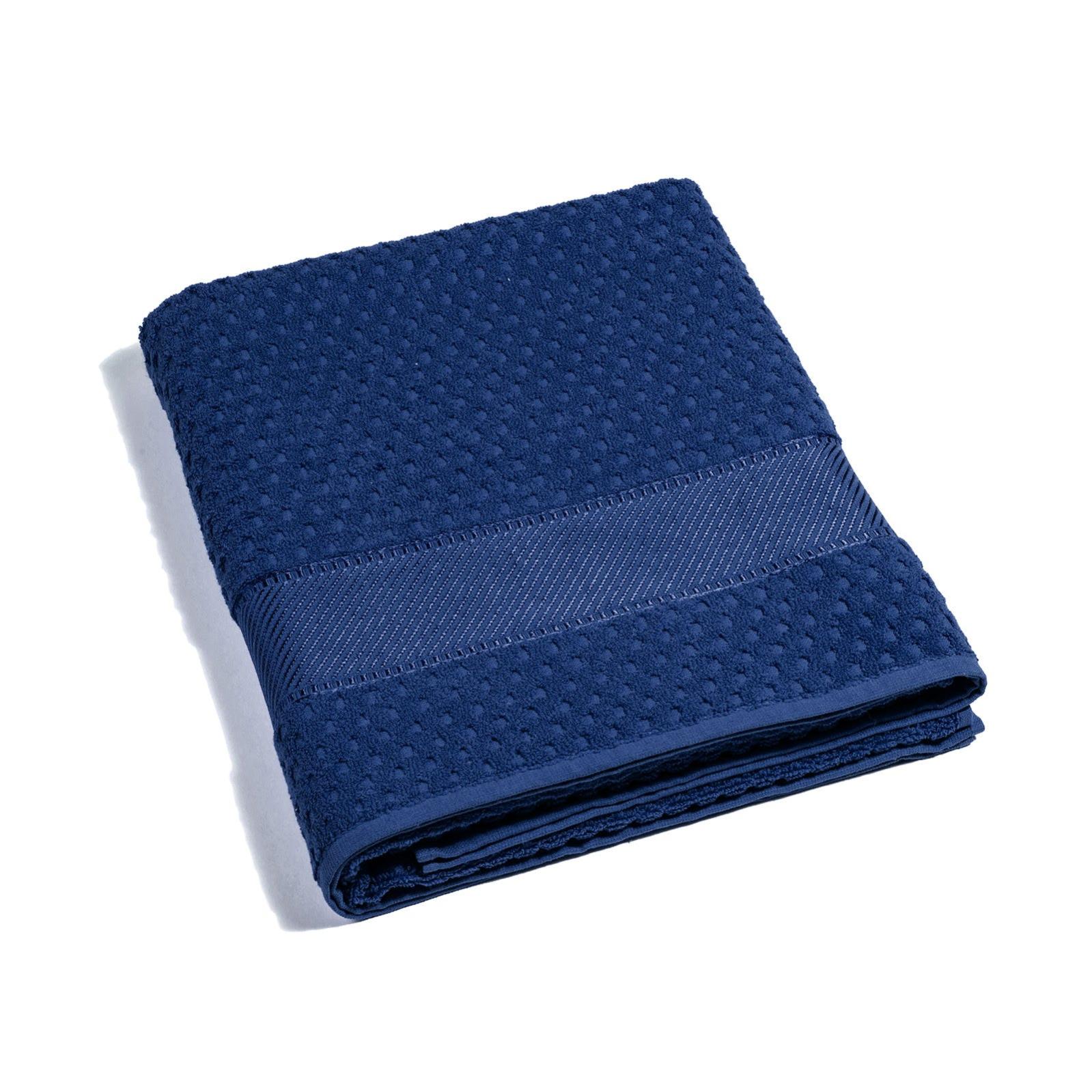 Telo Bagno In Cotone Gim CM. 90X140 Spugnissima Tinta Unita Bianco Caleffi