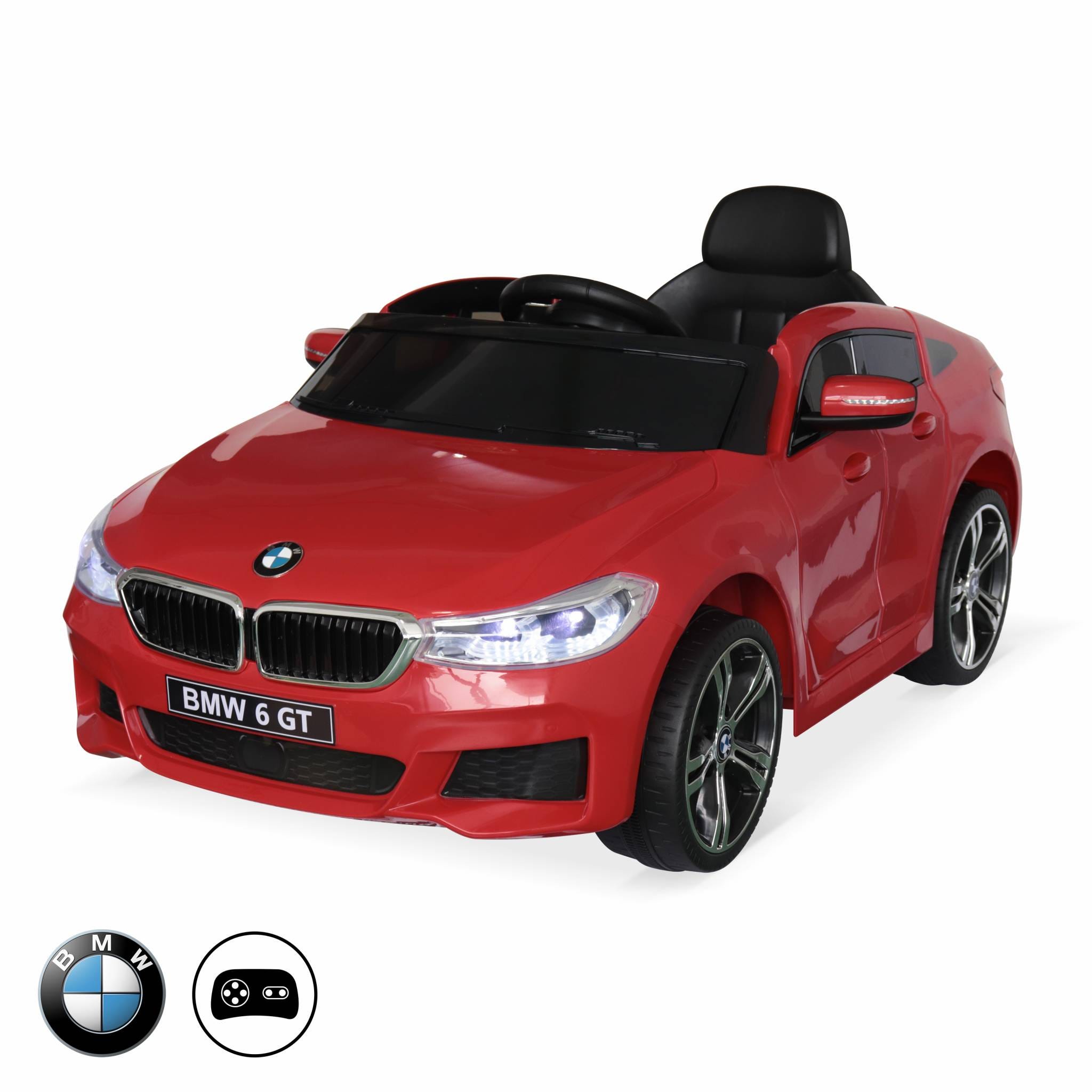 BMW Série 6 GT rouge. voiture électrique pour enfants 12V 4 Ah. 1
