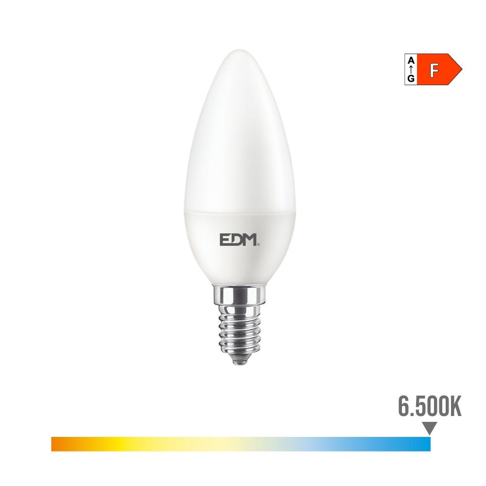 Lampadina led oliva E14 8w attacco piccolo bianco basso consumo luce fredda  naturale calda