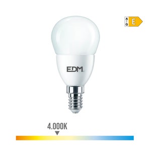 Lot de 5 Ampoules économie d'énergie Mini-Fluo sphérique 7W E27