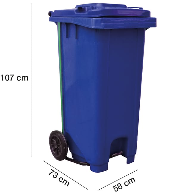 Cubo de best sale basura con ruedas