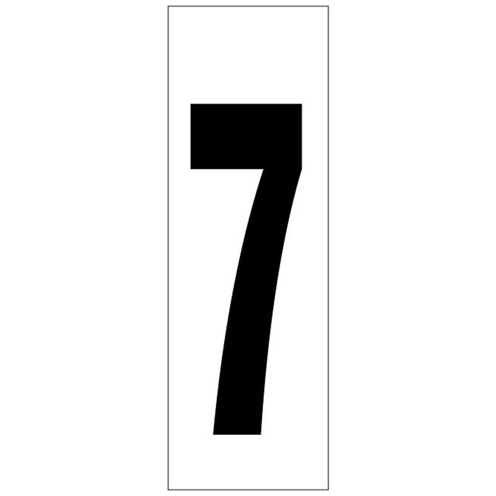 Numero Adhesivo 46x140 mm. NÂÂº 7 | Leroy Merlin