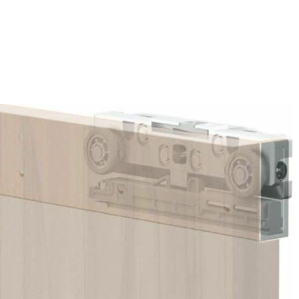 Easy Track RA1200-T Appendicravatte Scorrevole, Finitura Tartufo, Capacità 20 Cravatte