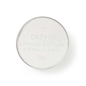 10 Batteries Piles Boutons Rondes Plates CR 2450 Lithium 3V Longue Durée  Neuves
