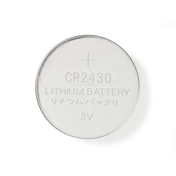 Lot de 5 piles boutons électroniques au Lithium CR2430 3V, pièces