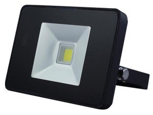 PADLIGHT5, projecteur LED SMD 10W IP44, noir 6500K. Avec détecteur de  mouvements