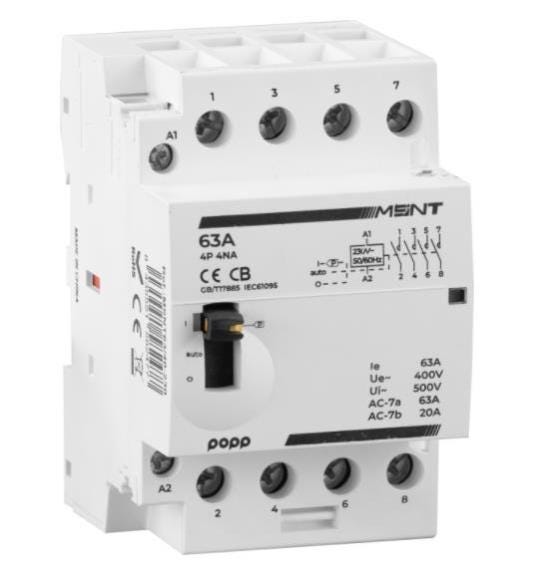 Contactor Modular Con Mando Manual 4P 63A 4NA 230VAC Leroy Merlin contactor-modular-con-mando-manual-4p-63a-4na-230vac-leroy-merlin