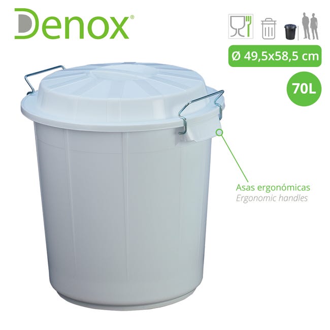 Cubo industrial de 100 litros para uso alimentario F23110 DENOX