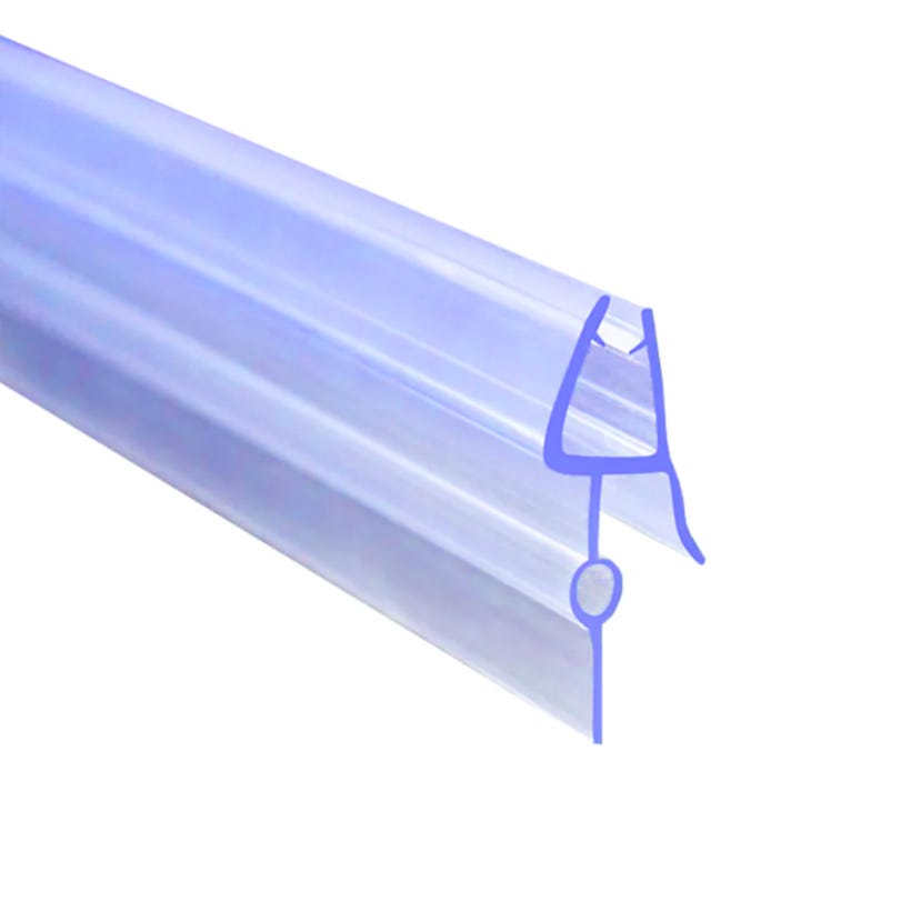 Junta Inferior Para Mampara De Ducha Sin Marco - PVC Transparente, 70 Cm, Ajustable