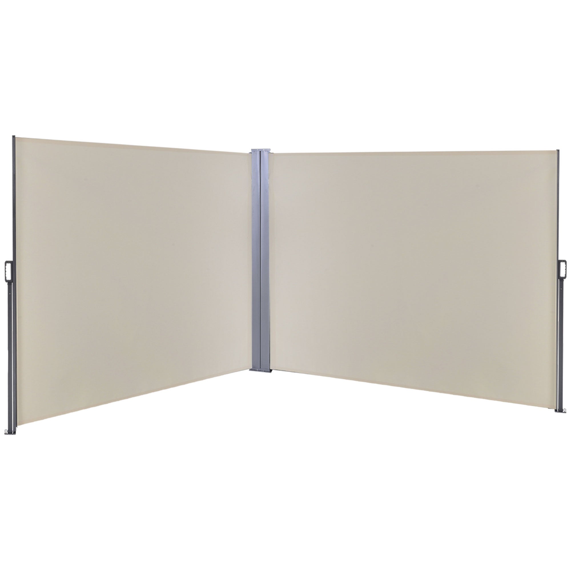 Outsunny Toldo Lateral Retráctil 350x180 cm Pantalla Enrollable