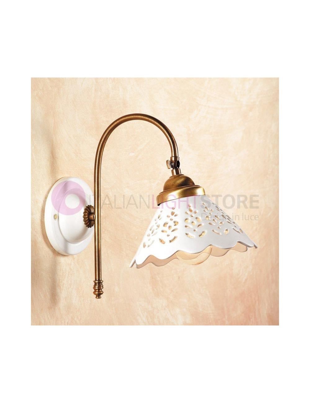 ZIKSUN Candele Applique Rustico In Metallo - Decorazione Parete Stile Vintage Per Interni - 2