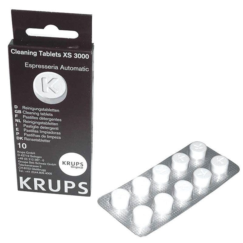 Krups XS300010 Lot de 20 pastilles de nettoyage pour machine à café  Espresseria Automatique 1,5 g