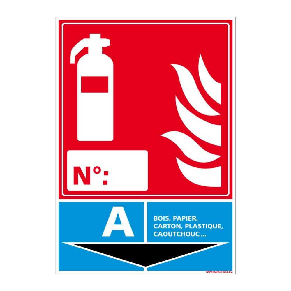Panneau Extincteur D'incendie F001 - ISO 7010 | Signalétique Express