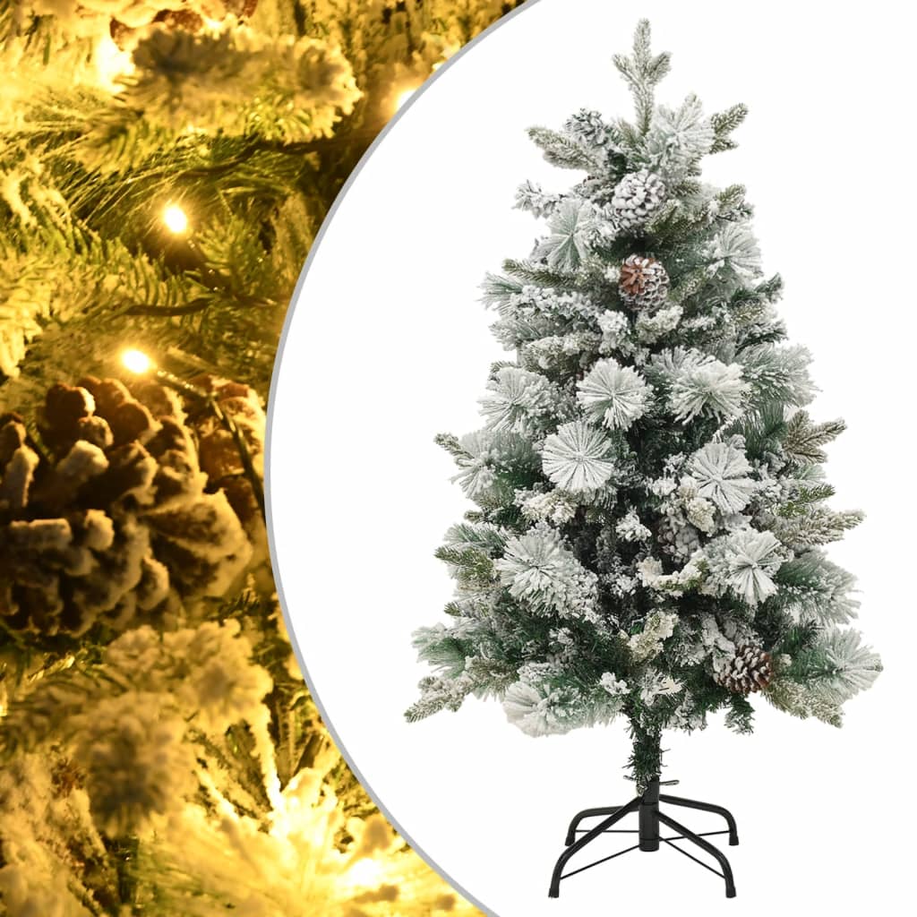 Árvore de Natal vidaXL artificial com pinhas e neve branca 210 cm - Árvores  de Natal - Compra na