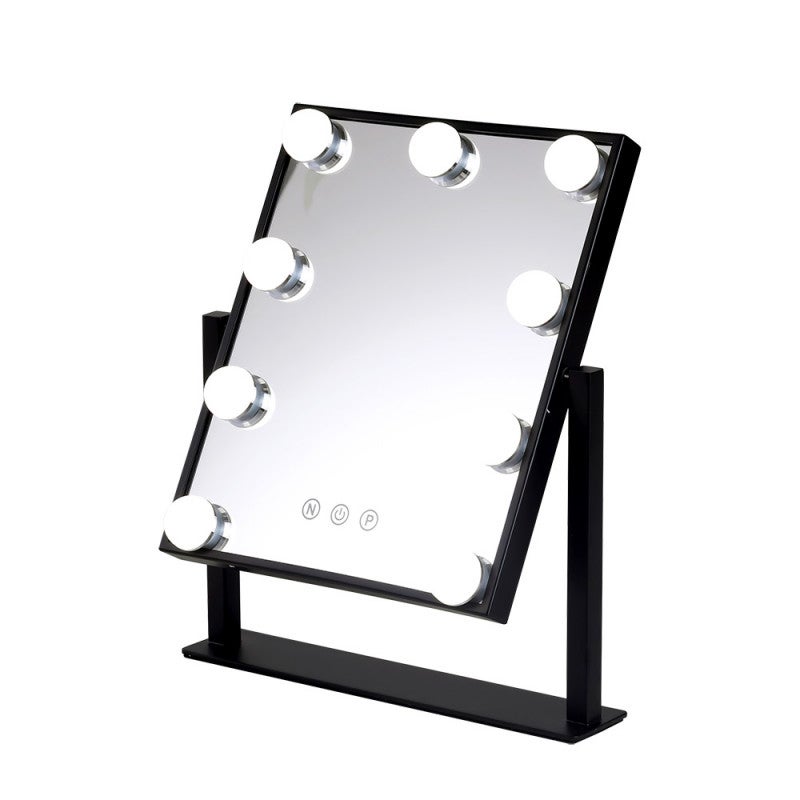 Espelho de Maquiagem Iluminado LED 4200ºk 25X29Cm Preto 40.000H  [Sun-Krs250290-B]