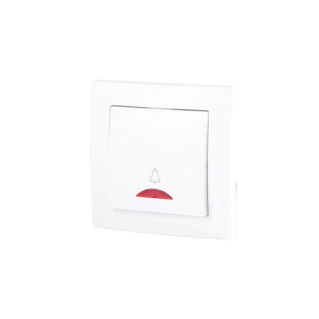 Pulsante Doppio Tasto Saliscendi 1P 1P 16A Bianco Compatibile Con Bticino Matix - Foto 2