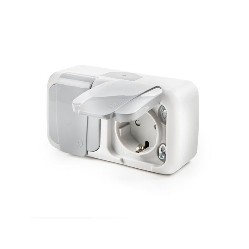 Presa Elettrica PCE 601.450.03 IP54 Grigio - 1 Pezzo - 2