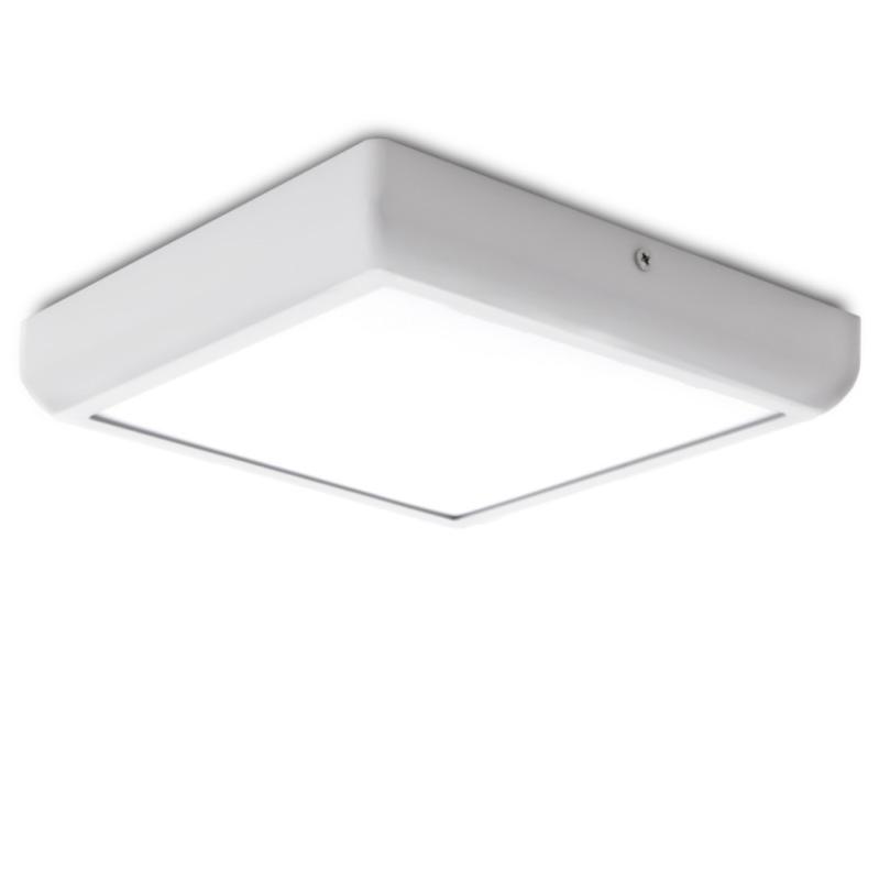 Plafón led 18w 1347lm 3000ºk cuadrado 30.000h [gr-rdmz02-18w-ww]
