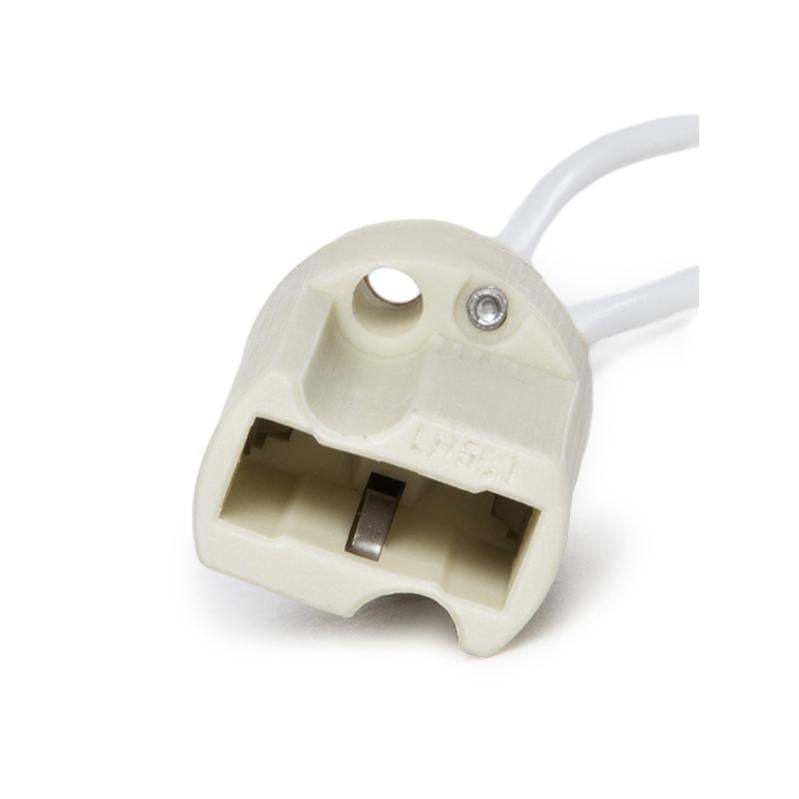 Portalampada in Ceramica G9 da 5 Pezzi con Strumento per la Rimozione ' Anello della Presa, Attacco Base per Lampadina Ad Anello in Lega di Zinco Resistente Alla Temperatura