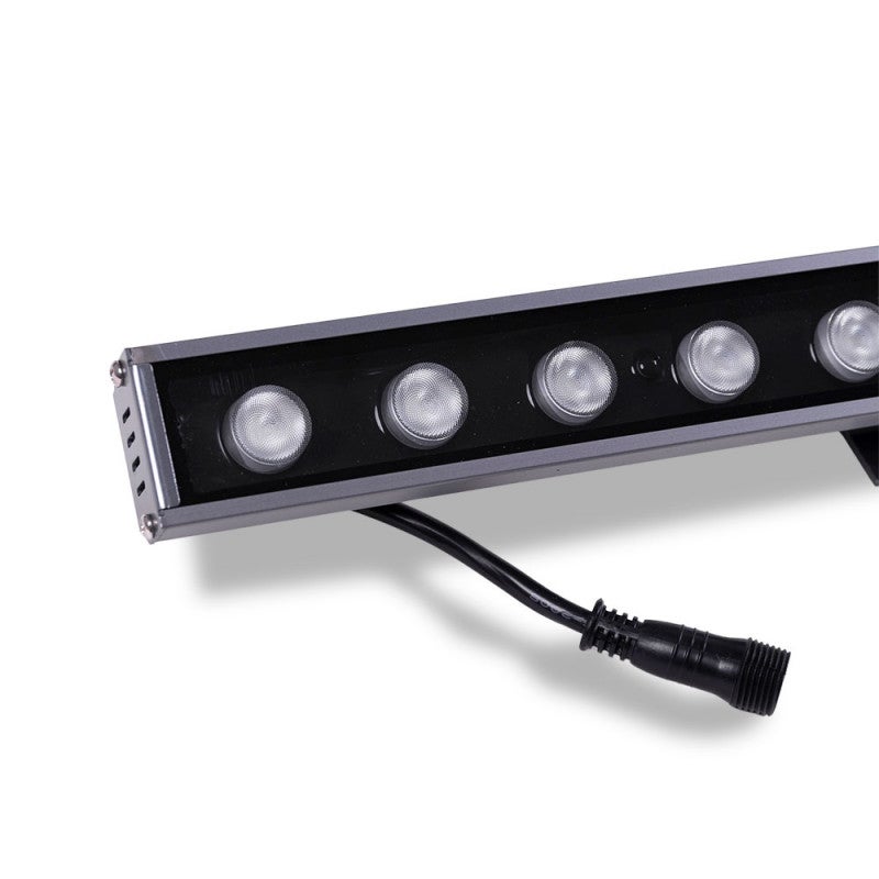 Bañador de pared led 36w 1.555 2lm 3000ºk ip67 rgb 24vdc 30.000h [wr-wwdmx36w]