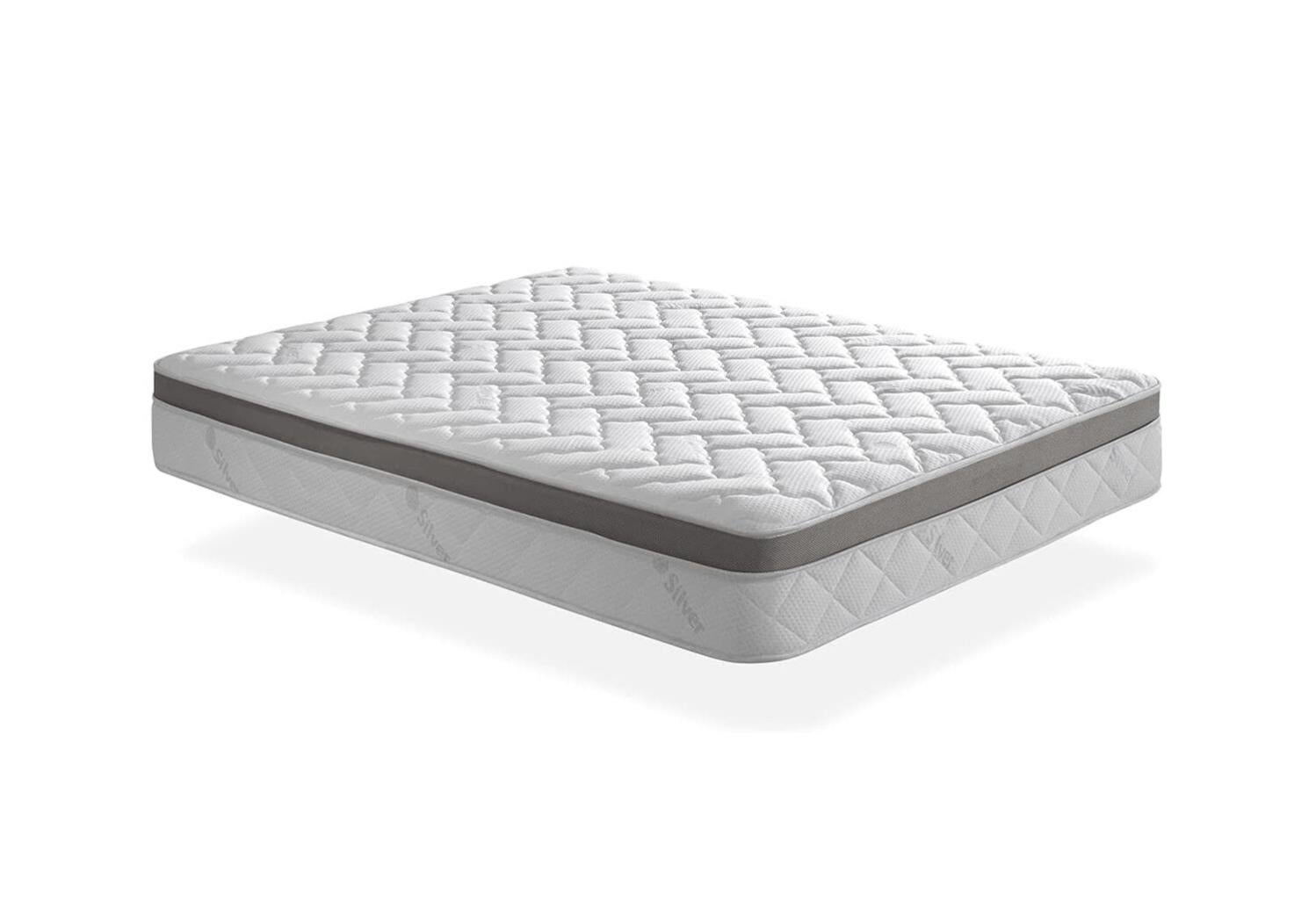 DUÉRMETE ONLINE - Materasso viscoelastico Pocket Visco reversibile (lato inverno-estate), rigidezza-durezza medio-alta, spessore 25 cm, antiacaro